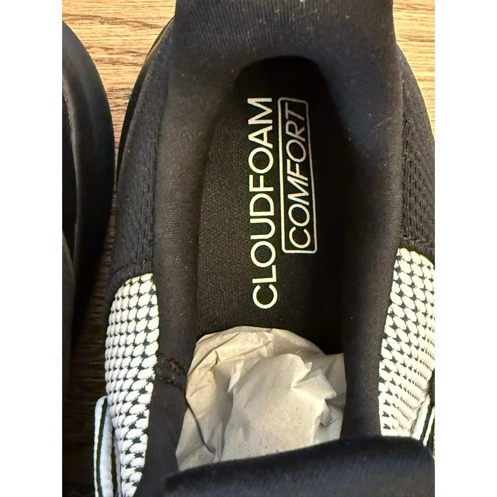 Adidas Lite Racer Adapt 7.0 Men's White Core Black Slip on Sneakers Size 11.5